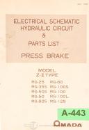 Amada-Amada Z-II Type, Press Brake, Electeical Circuit and Hydraulic Circuit Manual-Z-II-Z2-ZII-04